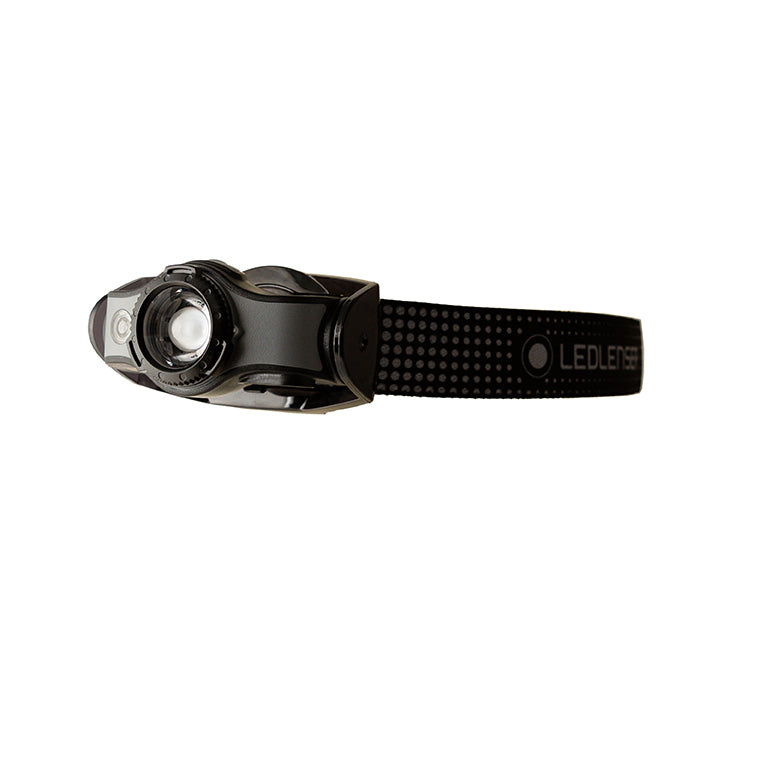Emergency Home and Travel Kit Headlamp Keychain Light Torch Batteries and Powerbank Ledlenser headlamp with black adjustable strap and front LED module