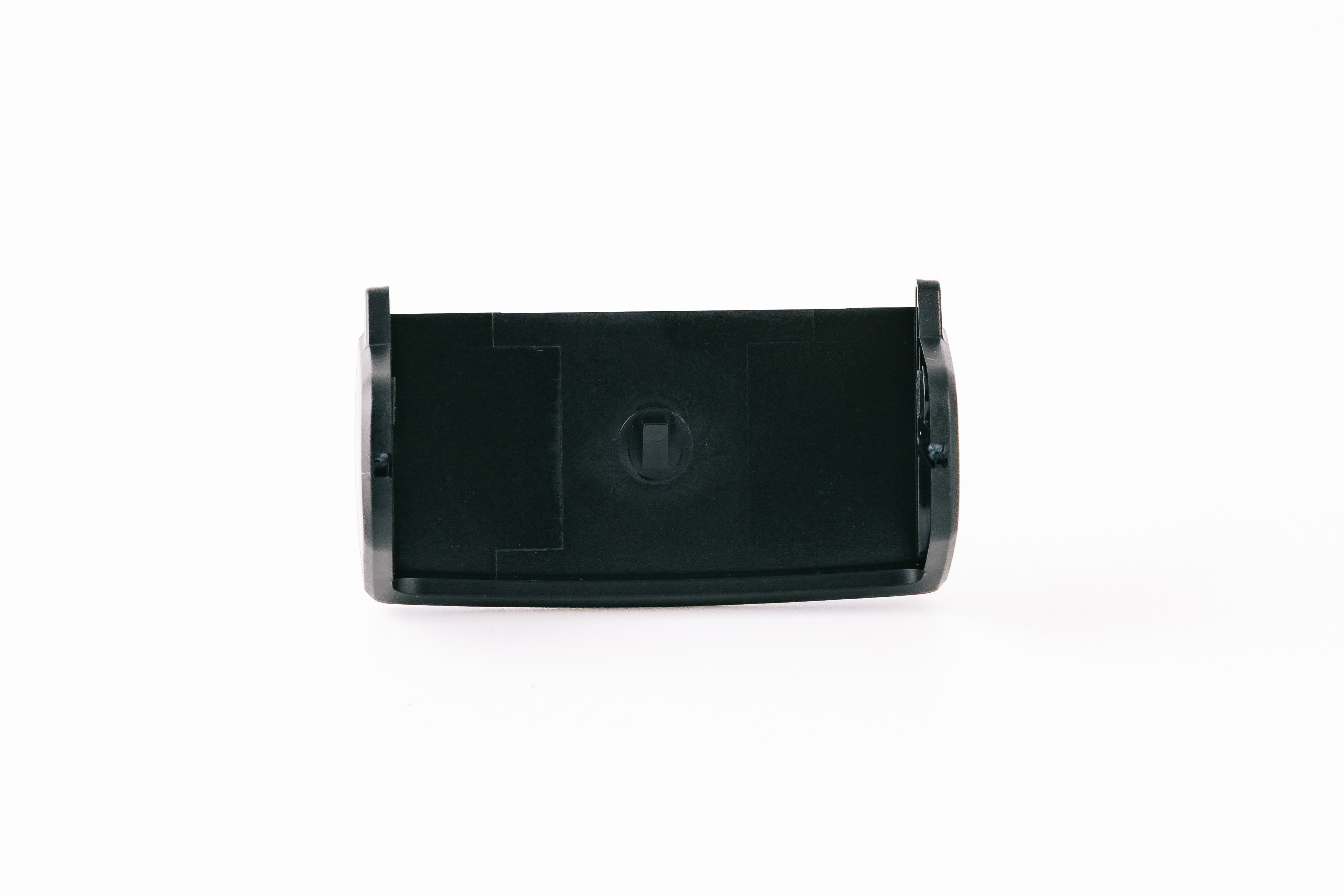 Ledlenser Connect Adapter HF4R black poly bag small plastic docking accessory shown from side on white background