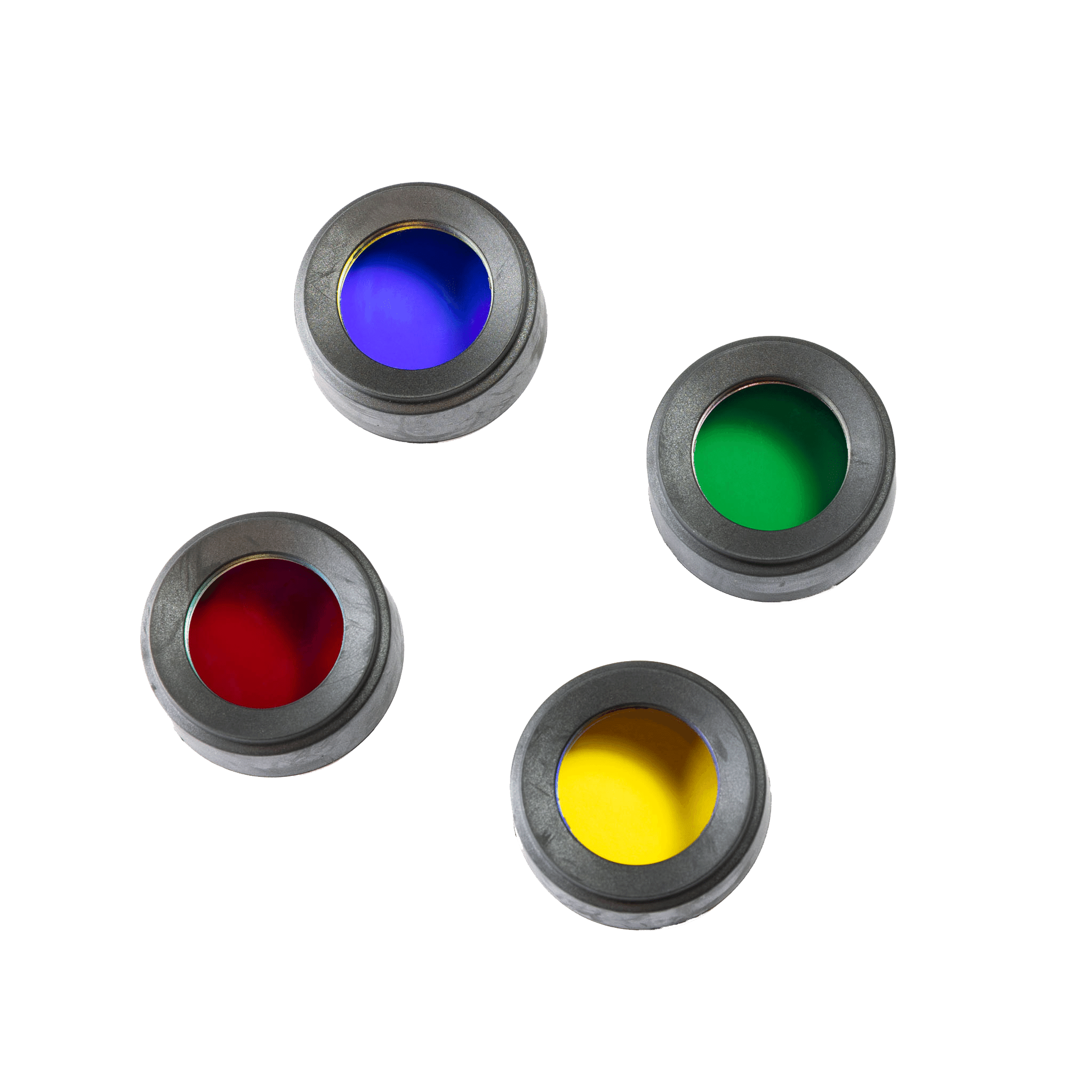 Colour Filter Set 35 1mm Suits P6R Core P6R Signature P7R Core & P7R Signature Torches with blue green red yellow purple filters
