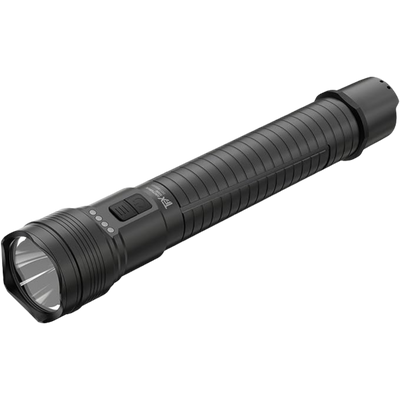 Ledlenser TFX Arcturus 5000 Torch handheld black flashlight with ribbed grip side control switch and large lens