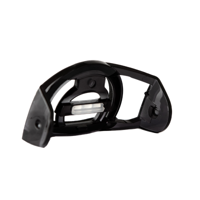 Base Plate For MH3 MH4 MH5 Ledlenser headlamp mounting accessory black plastic frame shown in angled view