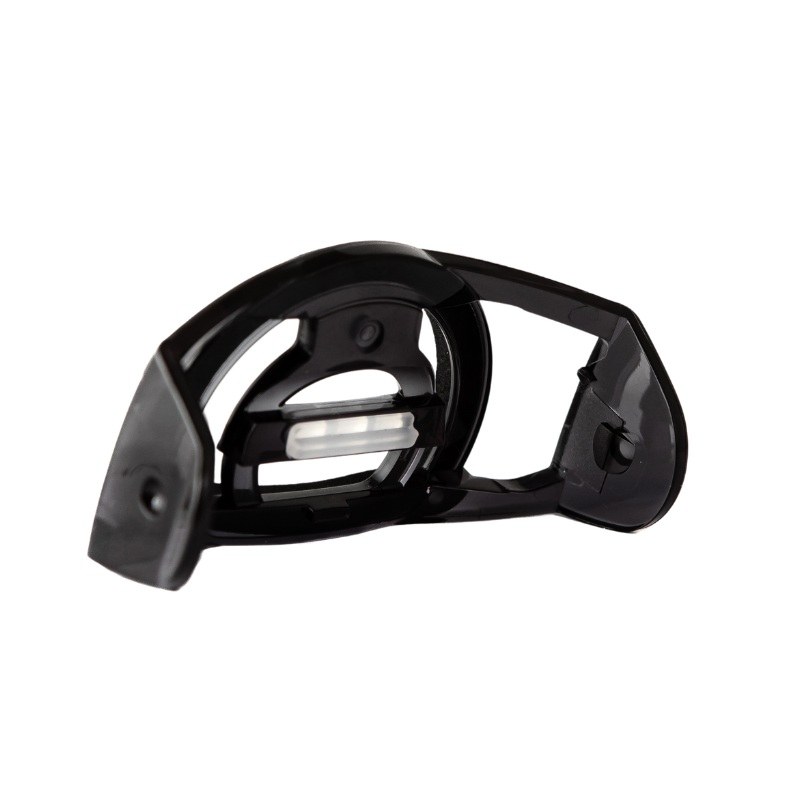 Base Plate For MH3 MH4 MH5 Ledlenser headlamp mounting accessory black plastic frame shown in angled view