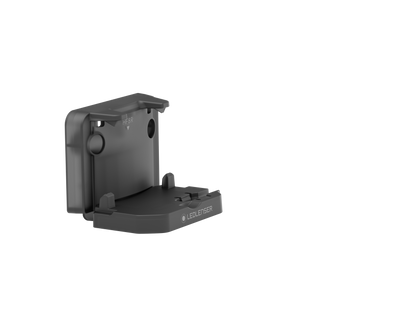 Ledlenser Wall Mount Type E for HF8R Signature Work and Core wall mount base with slots and logo