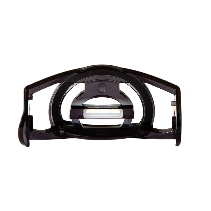Base Plate For MH3 MH4 MH5 headlamps by Ledlenser black mounting frame with central attachment area
