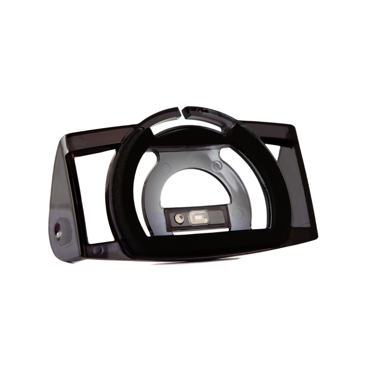 Ledlenser Base Plate for MH7 MH8 iH9R headlamps circular mounting ring with grey inner plate and black housing