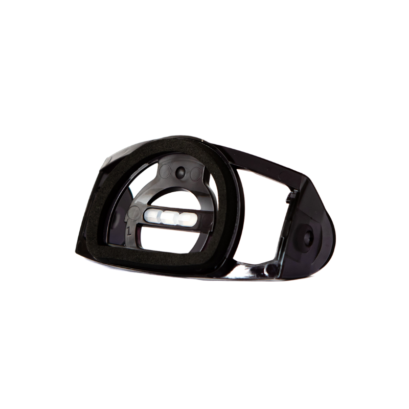 Base Plate For MH3 MH4 MH5 headlamps a black plastic mounting bracket with foam seal and an internal LED module visible