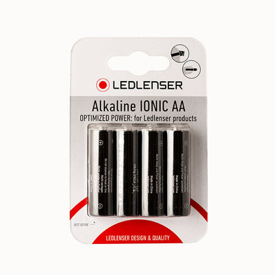Emergency Home and Travel Kit Ledlenser alkaline AA batteries pack for portable lighting accessories