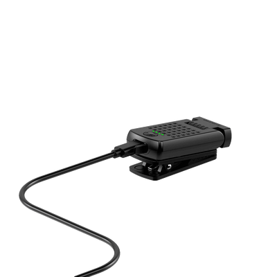 Ledlenser W1R Work Clip Light USB C rechargeable with clip on mount and attached charging cable