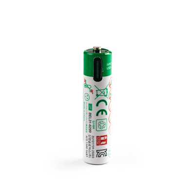 USB Direct Charging Battery Li-ion 10440