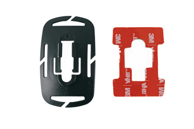 Ledlenser Spare Part Base Plate H5 C H5R W C H7R C HF4R W HF6R W HF8R W Black Poly Bag showing a black base plate and a red 3M adhesive pad