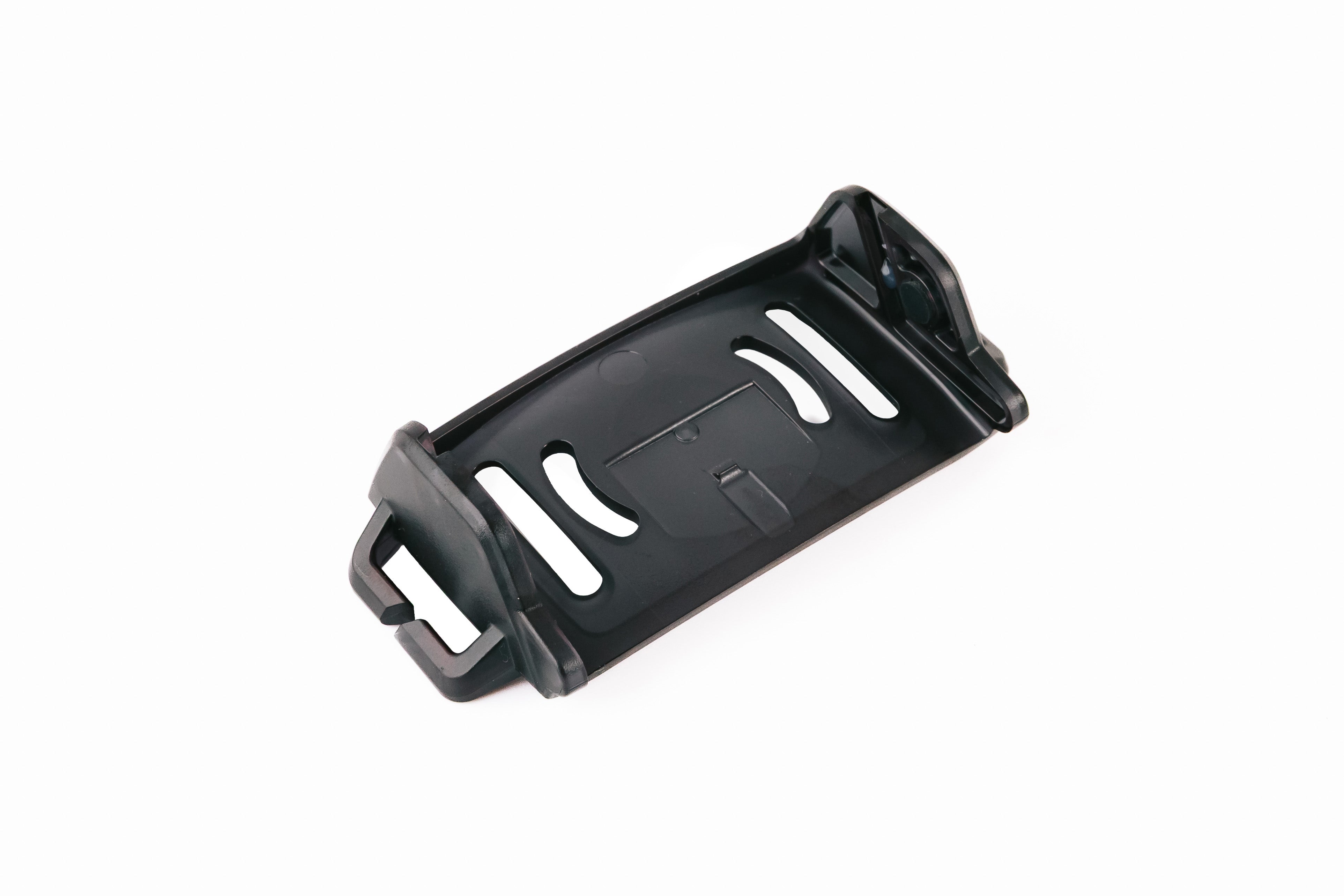 Ledlenser Spare Part Base Plate HF6R Black Poly Bag angled view of a black plastic base plate for HF6R head torch