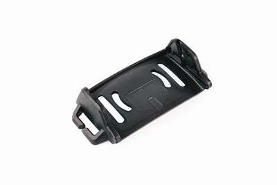 Ledlenser Spare Part Base Plate HF6R Black Poly Bag angled view of a black plastic base plate for HF6R head torch
