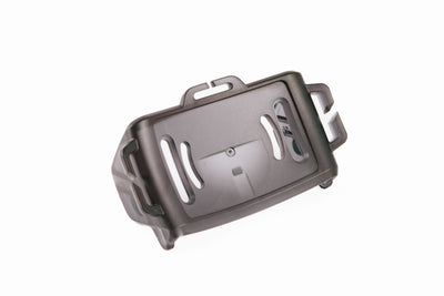 Ledlenser Spare Part Base Plate HF8R Black Poly Bag detailed image of the black base plate accessory for HF8R headlamp