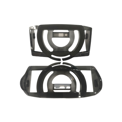 Base Plate For MH7 MH8 iH9R black plastic base plate accessory shown from front for Ledlenser MH7 MH8 and iH9R headlamps