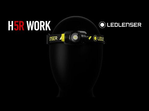 H5R Work Headlamp | 500 Lumens | 200m Range | 45h Runtime