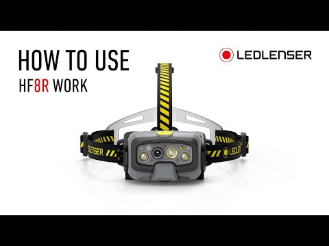 HF8R Work Headlamp | 1600 Lumens | 210m Range | 90h Runtime