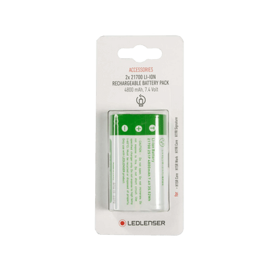 Rechargeable Battery 2 x 21700 Li ion Suits H15R Core & Work and H19R Core & Signature two pack in blister packaging
