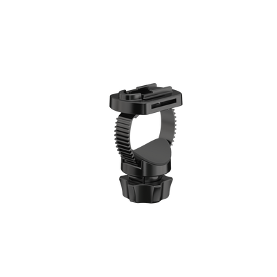 Universal Mounting Bracket Type E Headlamp and Torch Mount black plastic mounting clamp with adjustable strap