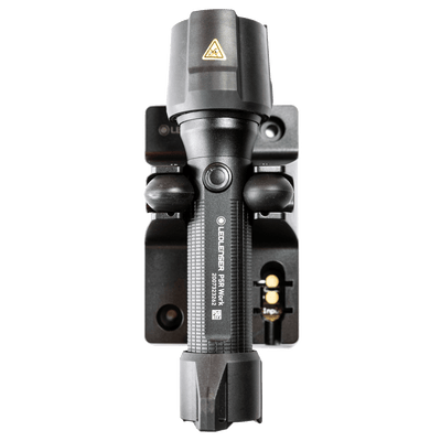 Charging Station Type A Suits P5R Core & P5R Work Torches charging dock with a Ledlenser torch inserted