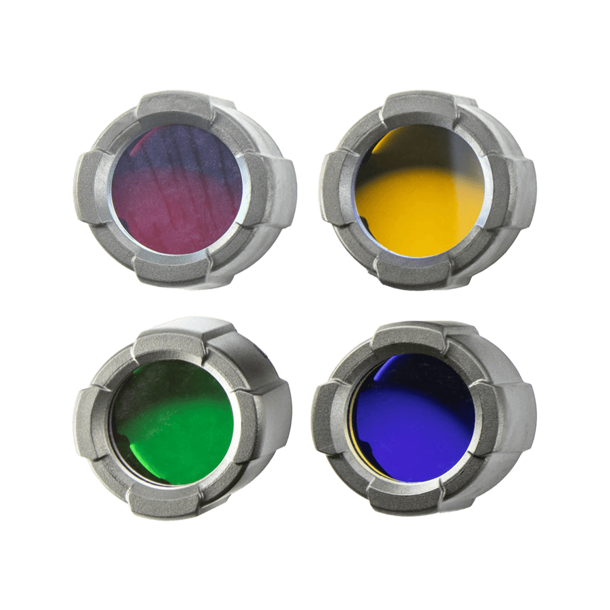 Colour Filter Set 39mm | Red, Green, Yellow, Blue | Easy Attachment ...