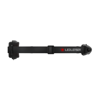 H4 Headlamp head strap mounting accessory in black with buckle and Ledlenser logo shown horizontally