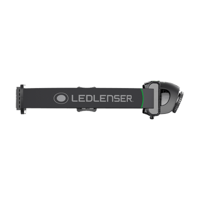 MH2 Headlamp with black strap featuring Ledlenser logo and compact front light unit on right