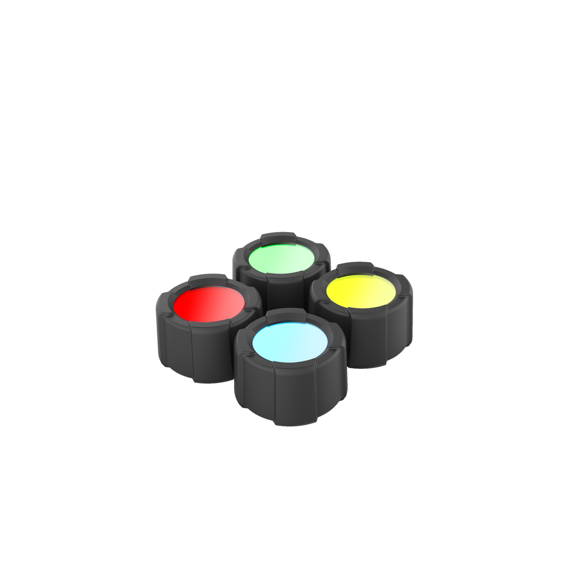 Colour Filter Set 39mm | Red, Green, Yellow, Blue | Easy Attachment ...