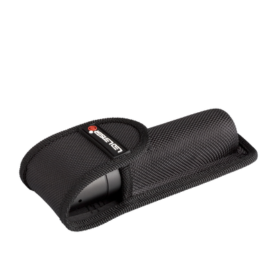 Pouch Type E Suits P5R Core Torches black fabric carry pouch with Velcro strap for Ledlenser torch accessories