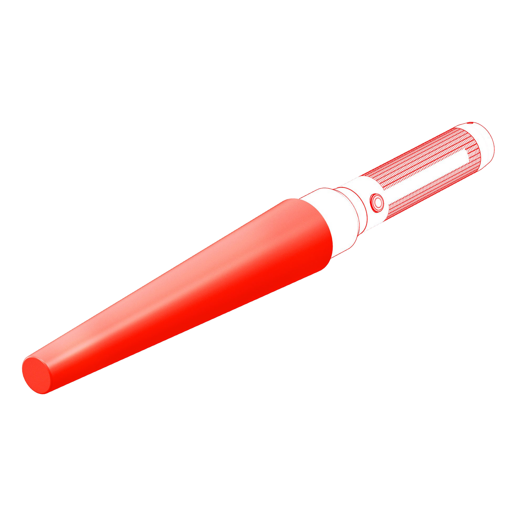 Signal Cone Red Versatile Torch Accessory 4 Sizes Available 