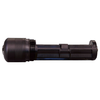 Ledlenser Battery Case and Switch for P7R torch shown as a black modular component laid horizontally